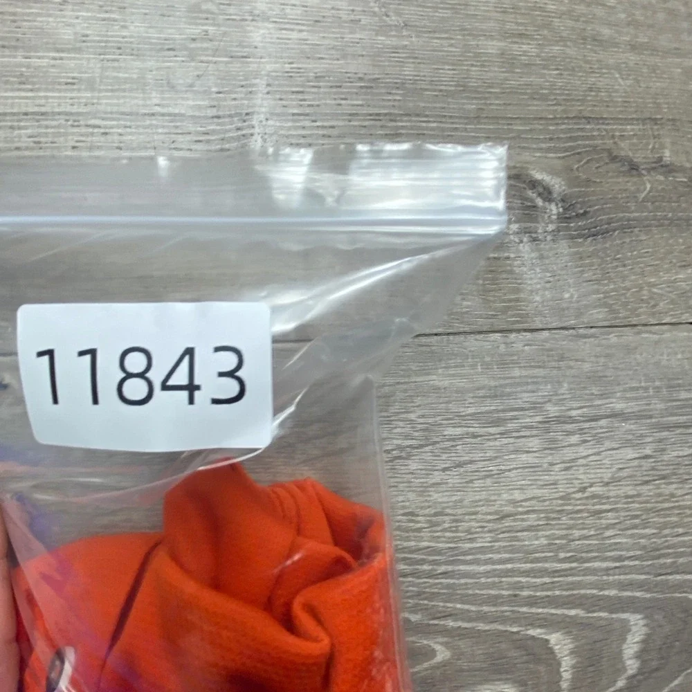 Nike Shirt Clemson Tigers Polo Mens S Orange Dri-FIT Polyester NCAA Golf Fan - Picture 6 of 8